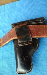 J.P. SAUER & SOHN , SUHL WW2 NAZI USED IN MINT CONDITION - HOLSTER , BELT AND NAZI BUCKLE , 2 MAGAZINES AND NAZI MARKED GUN - 10 of 15