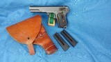 BROWNING MILITARY HUSQVARNA 380 AUTO - WITH HOLSTER DATED 1940 AND 3 MAGS - MINT - 2 of 9