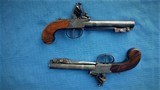 FLINTLOCK PISTOLS WITH BLADES - SHERWOOD , LONDON MARKED - CRISP PAIR OF FLINTLOCK PISTOLS WITH BLADES - 2 of 15