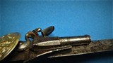 FLINTLOCK PISTOL ON SHORT SWORD 18TH CENTURY ORIGINAL - 6 of 11