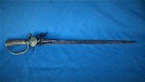 FLINTLOCK PISTOL ON SHORT SWORD 18TH CENTURY ORIGINAL - 1 of 11