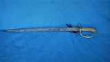 FLINTLOCK PISTOL ON SHORT SWORD 18TH CENTURY ORIGINAL - 5 of 11