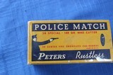 PETERS MATCH RUSTLESS 38 SPECIAL AMMO - VINTAGE PICTURE BOX - 50 ROUNDS - 6 of 7