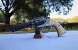 COLT SAA BISLEY - "FRONTIER SIX SHOOTER" WITH CARVED STEER HEAD GRIPS IN 44-40 CALIBER - 2 of 15