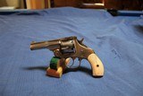 HARRINGTON AND RICHARDSON ARMS CO. WORCHESTER, MASS. 32 CALIBER WITH MOTHER OF PEARL GRIPS - ANTIQUE - 12 of 12
