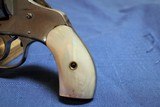 HARRINGTON AND RICHARDSON ARMS CO. WORCHESTER, MASS. 32 CALIBER WITH MOTHER OF PEARL GRIPS - ANTIQUE - 2 of 12