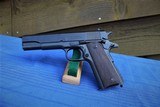 REMINGTON RAND 1911A1 WW2 ORIGINAL - WITH 2 MAGS , BOX, PAPERS AND ID'D TO PFC J. HANNAGAN - 2 of 15