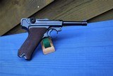LUGER WW2 POLICE BANNER MARKED 1941 - EAGLE L - WITH MATCHING NUMBER MAG AND 1941 DATED POLICE MARKED HOLSTER - 11 of 15