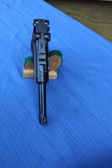 LUGER WW2 POLICE BANNER MARKED 1941 - EAGLE L - WITH MATCHING NUMBER MAG AND 1941 DATED POLICE MARKED HOLSTER - 7 of 15