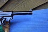 LUGER WW2 POLICE BANNER MARKED 1941 - EAGLE L - WITH MATCHING NUMBER MAG AND 1941 DATED POLICE MARKED HOLSTER - 10 of 15