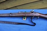 ENFIELD MUSKET DATED 1859 - TEXT BOOK ORIGINAL EXAMPLE - WITH ORIGINAL LEATHER SLING MARKED S. ISAAC CAMBELL CO. ENGLAND. - 3 of 15