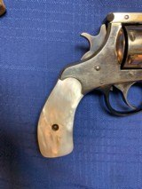 Harrington & Richardson Antique Revolver Factory Nickel & Mother of Pearl Grips - 10 of 14