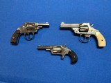 Smith and Wesson and 2 - Hopkins and Allen’s - 3 Revolvers One Price ! - 1 of 14