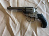 Colt Lightning Antique Revolver Factory Nickel - 1 of 15