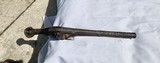 Flintlock Large pistol Has “ Star of David “ engraved on frame - 8 of 13