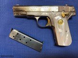 COLT 1908 - FACTORY ENGRAVED IN PRESENTATION BOX - 380 CALIBER - 10 of 15