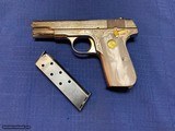 COLT 1908 - FACTORY ENGRAVED IN PRESENTATION BOX - 380 CALIBER - 8 of 15