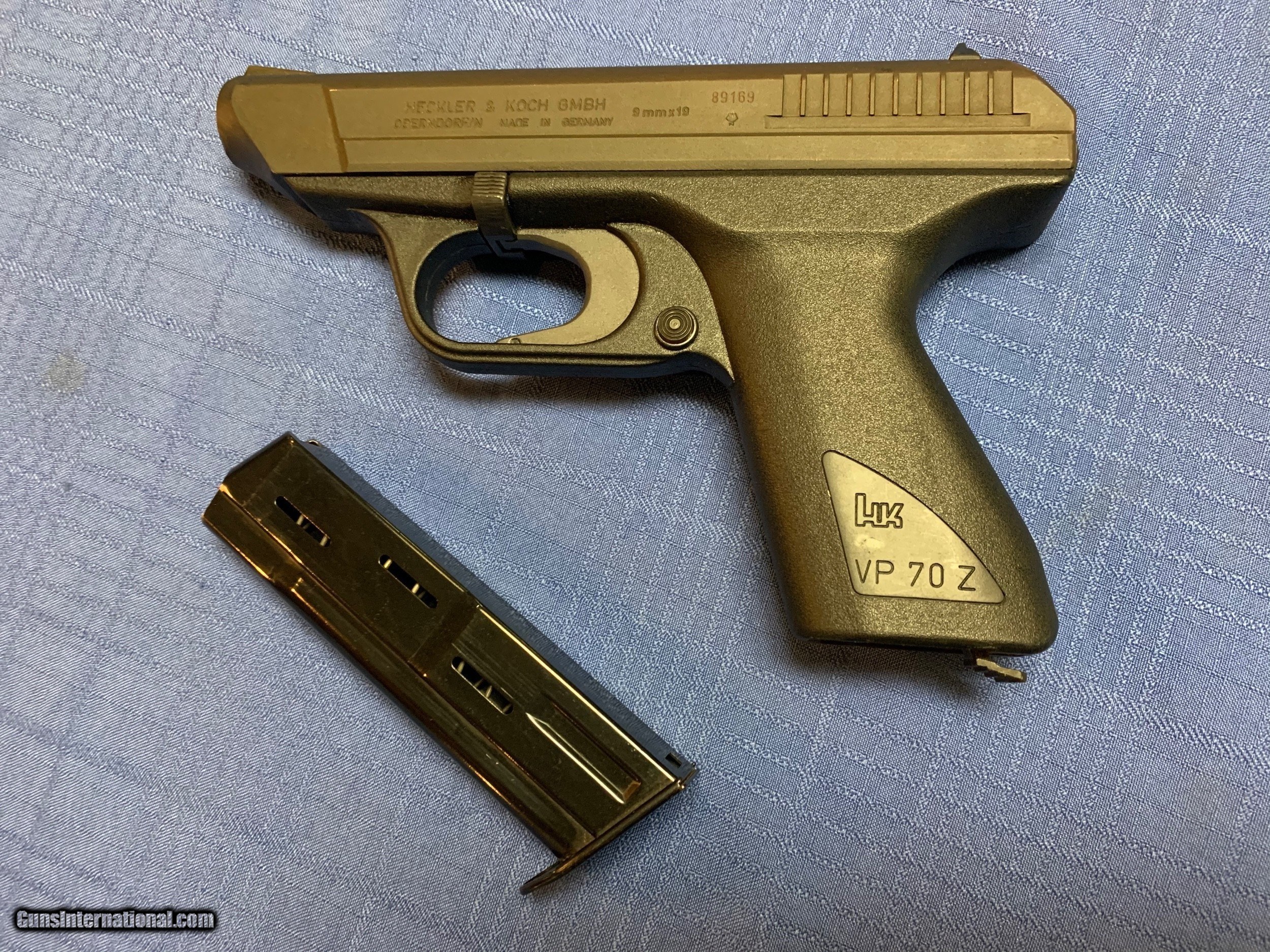 Heckler And Koch Gmbh Vp 70z 9mm 5254