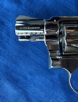 S&W Model 12-3 AIR WEIGHT Snub Nose in Factory Nickel - 9 of 14
