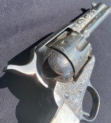 COLT SAA ANTIQUE W/ CARVED STEER HEAD MOTHER OF PEARL GRIPS - 41 CAL. SHIPPED TO SCHUYLER HARTLEY &GRAHAM N.Y.C. IN 1889 - 11 of 15