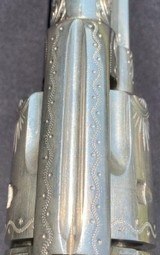 COLT SAA ANTIQUE W/ CARVED STEER HEAD MOTHER OF PEARL GRIPS - 41 CAL. SHIPPED TO SCHUYLER HARTLEY &GRAHAM N.Y.C. IN 1889 - 8 of 15