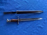 Krag Rifle 1898 Bayonet with scabbard - 6 of 7