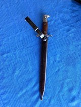 Krag Rifle 1898 Bayonet with scabbard - 2 of 7