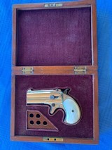 Remington Derringer Model 95 - NICKEL - Cased - 1 of 14