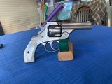 Harrington and Richardson Revolver- Factory Nickel Finish & Factory Mother of Pearl Grips 32 caliber - 1 of 14