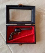 Colt SAA Minature Uberti serial number 15 cased - 4 of 17