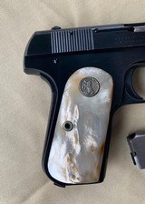 Colt 380 Auto Model 1908 Factory Mother of Pearl Grips - 4 of 10