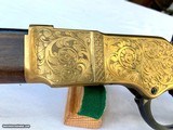 WINCHESTER 1866 TRAPPER SRC ! FACTORY HAND ENGRAVED . EARLY 1ST YEAR NAVY ARMS. IN 44-40 CALIBER - 4 of 15