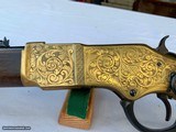 WINCHESTER 1866 TRAPPER SRC ! FACTORY HAND ENGRAVED . EARLY 1ST YEAR NAVY ARMS. IN 44-40 CALIBER - 3 of 15