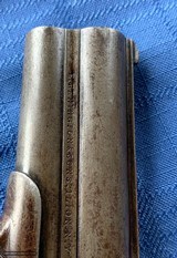 REMINGTON DERRINGER 1ST MODEL WITH STAG GRIPS - ADDRESS IN RIB - 8 of 14