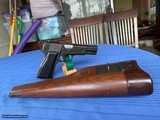 BROWNING HI POWER WW2 CANADIAN MILITARY ISSUE WITH STOCK AND LANYARD- UNTOUCHED ORIGINAL WW2 - 5 of 15