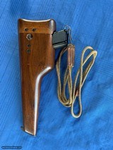 BROWNING HI POWER WW2 CANADIAN MILITARY ISSUE WITH STOCK AND LANYARD- UNTOUCHED ORIGINAL WW2 - 13 of 15