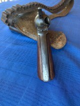 Colt SAA Serial number 15 with Original Holster Rig- Nickel Finish 44 caliber - 12 of 24