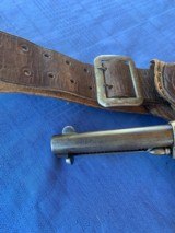 Colt SAA Serial number 15 with Original Holster Rig- Nickel Finish 44 caliber - 5 of 24