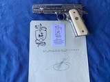 Colt 1911 Gold Cup- J . Flannery Engraved - 4 of 23