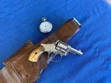 Bull Dog Revolver with Pocket Watch and Leather Holster Belt - 12 of 18