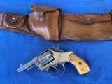 Bull Dog Revolver with Pocket Watch and Leather Holster Belt - 2 of 18