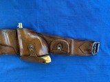 Bull Dog Revolver with Pocket Watch and Leather Holster Belt - 14 of 18