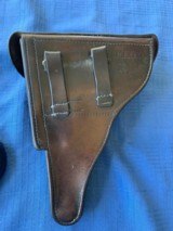 Luger dated 1916 Matching Number Mag - 1933 Rare Hard Holster - 3 of 23