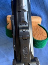 Luger dated 1916 Matching Number Mag - 1933 Rare Hard Holster - 6 of 23