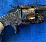 Smith & Wesson Antique Factory Presentation Grade Engraved - GOLDFinish and Carved - 4 of 20