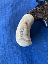 Smith & Wesson Antique Factory Presentation Grade Engraved - GOLDFinish and Carved - 10 of 20