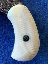 Smith & Wesson Antique Factory Presentation Grade Engraved - GOLDFinish and Carved - 8 of 20