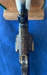 Smith & Wesson Antique Factory Presentation Grade Engraved - GOLDFinish and Carved - 11 of 20