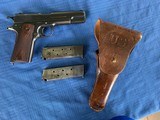 SPRINGFIELD 1911 WW1 Original w/ Original Holster and 2 Original Magazines - 1 of 15