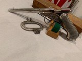 Antique Cased Iron Dart gun with accoutrements - 3 of 11